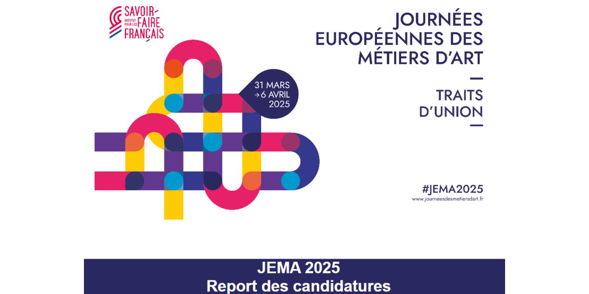 JEMA 2025  Report des candidatures