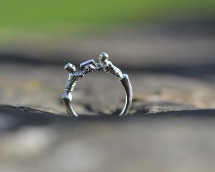 bague Memento Mori - inspiration Renaissance