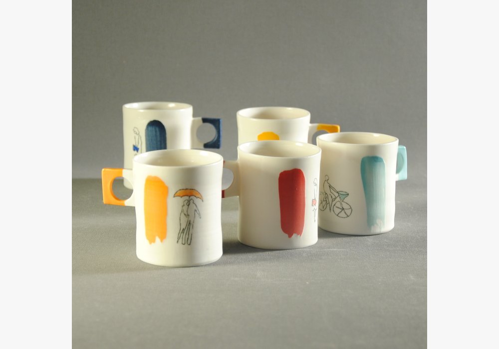 Tasses expresso Promeneurs