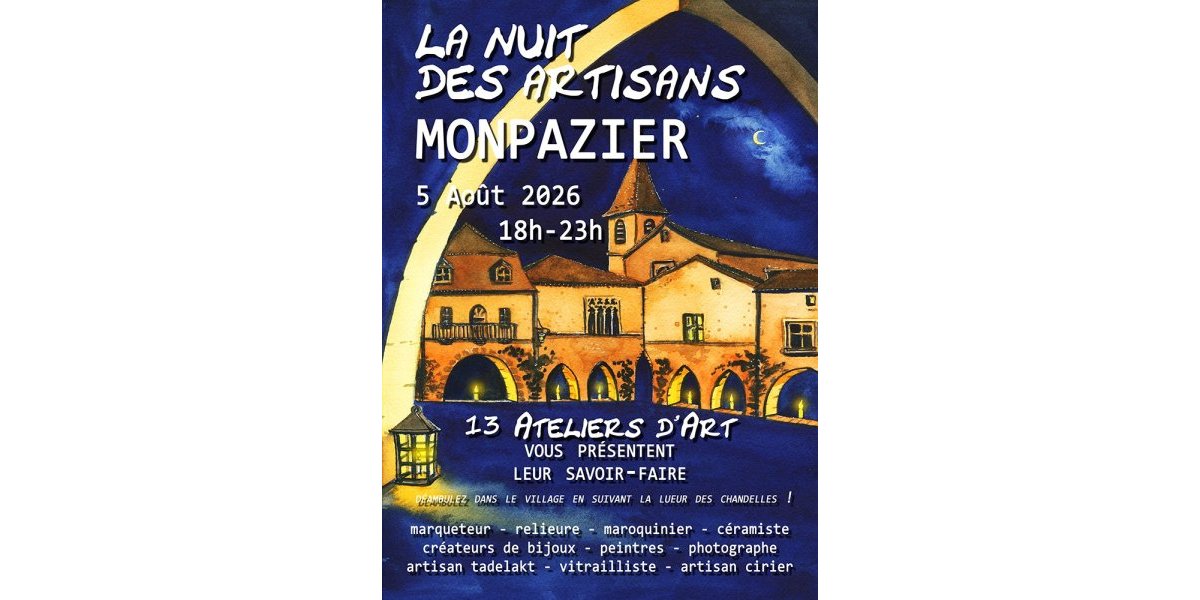 La Nuit des Artisans à Monpazier