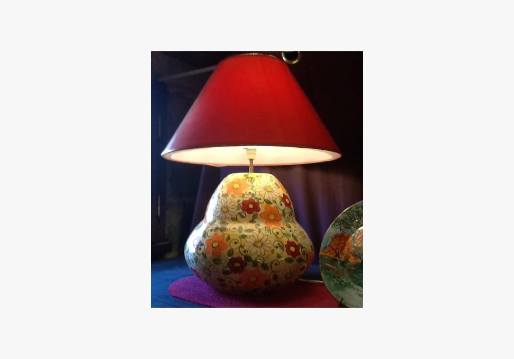Martine SALOMON / FAÏENCE SALOMON - lampe de salon