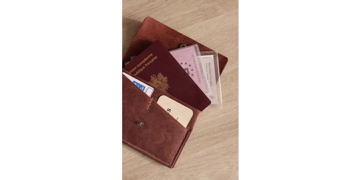 Etui passeport Voyageur
