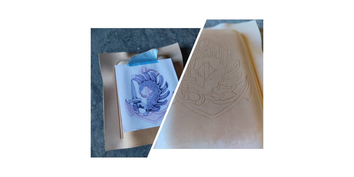 Travail du cuir repoussé