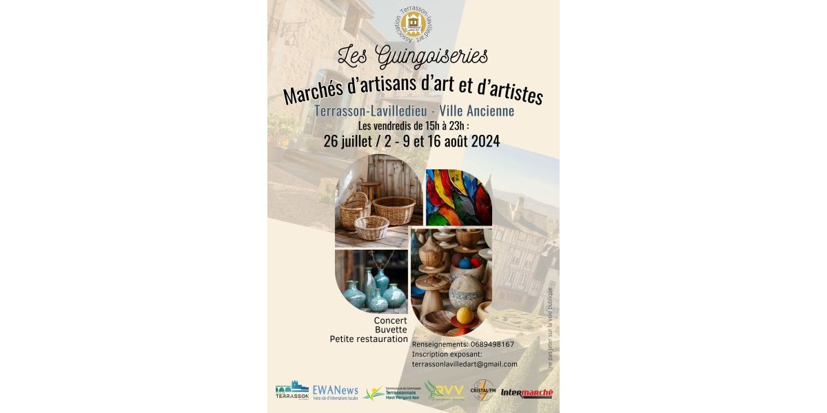 Marchés d’artisans d’art et d’artistes 