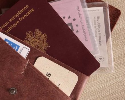 Etui passeport Voyageur