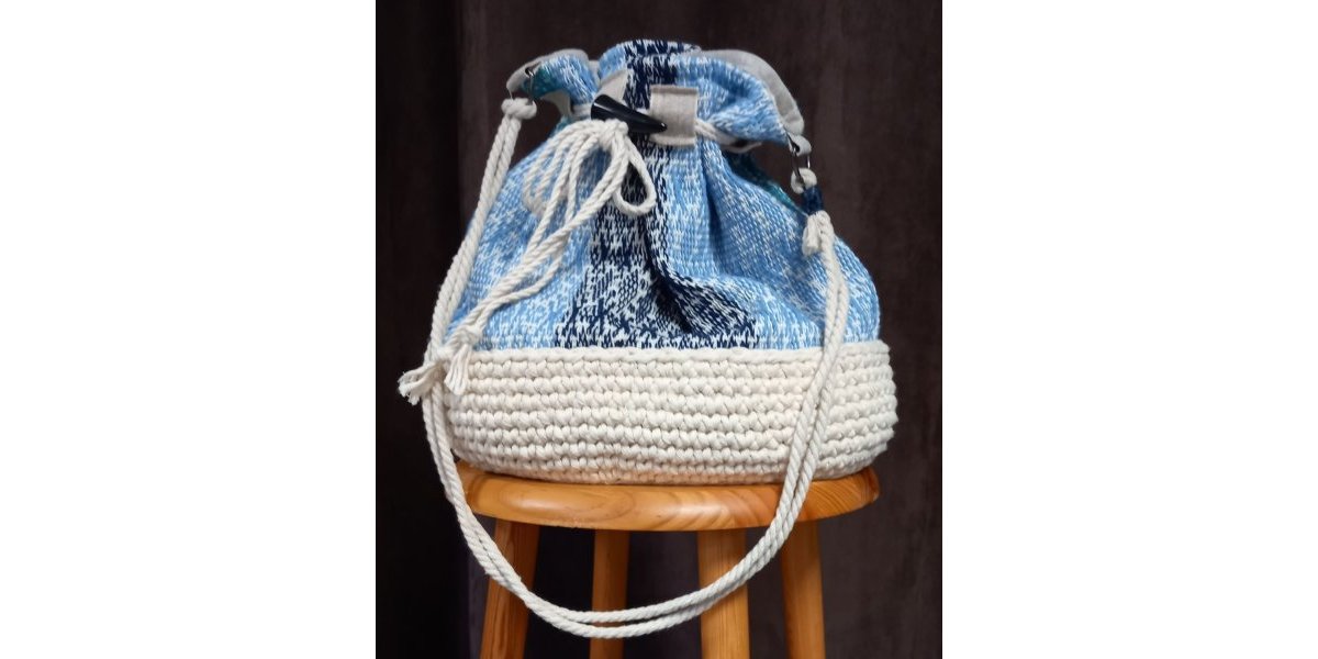 SAC TISSAGE ET CROCHET