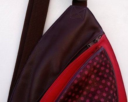 Holster marron rouge