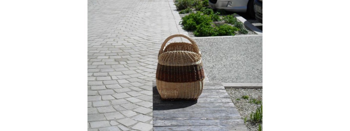 Panier bicolore