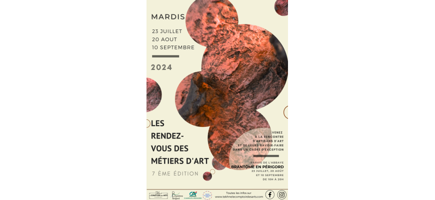 Les rendez-vous des Métiers d’Art