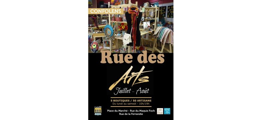 Rue des arts – Centre-ville de Confolens