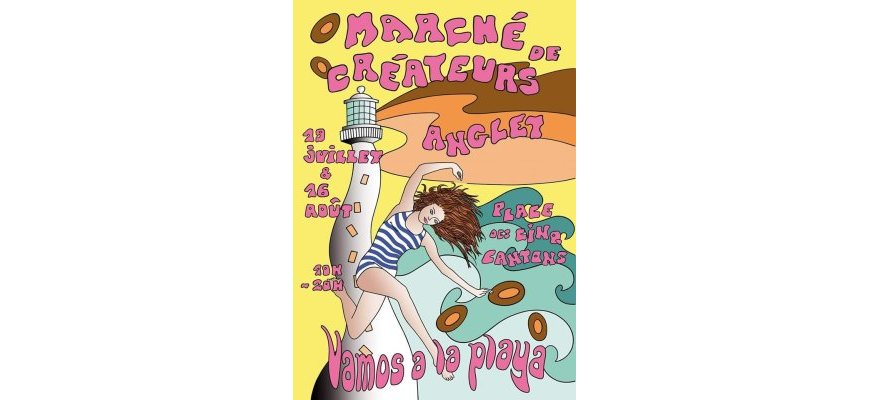Vamos à la playa, Marché des créateurs