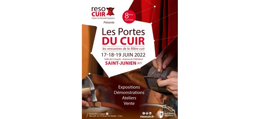 8ème édition des Portes du Cuir - Les rencontres de la filière cuir en Nouvelle-Aquitaine