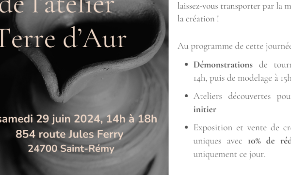 Inauguration atelier Terre d’Aur