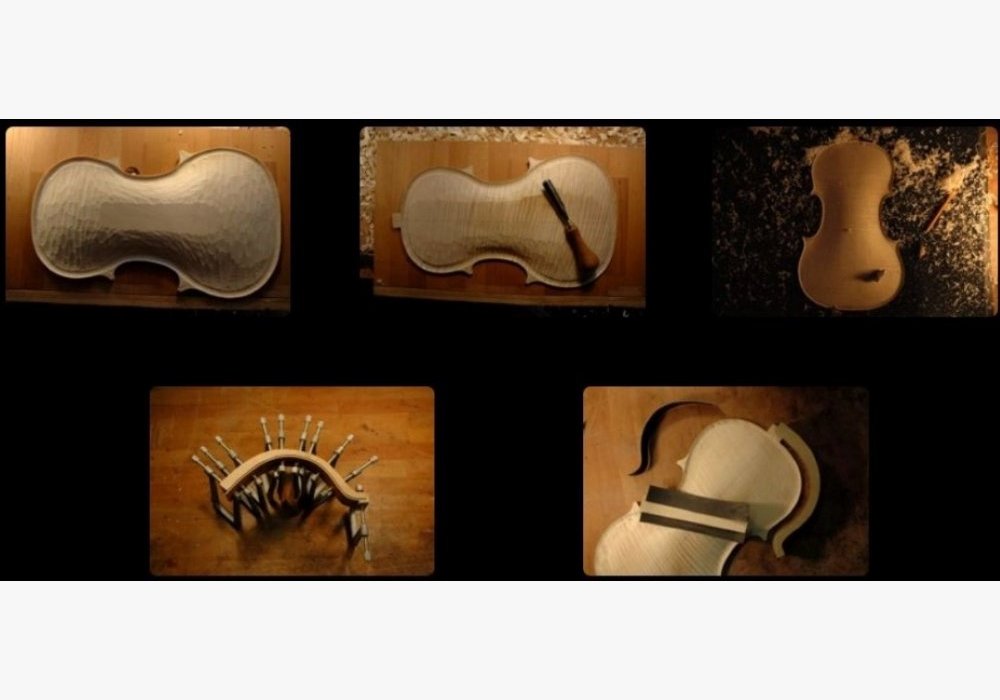 Paul NOULET / LUTHIER VIOLONS ALTOS VIOLONCELLES - le travail de la caisse