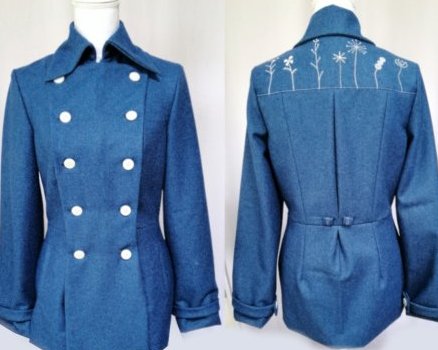 Manteau brodé