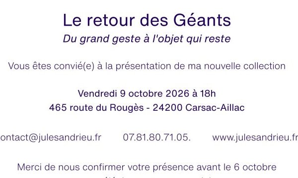 Exposition&nbsp;: le retour des Géants de Jules Andrieu