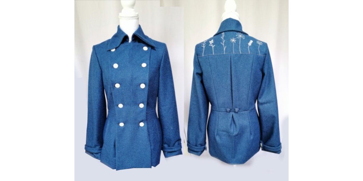 Manteau brodé