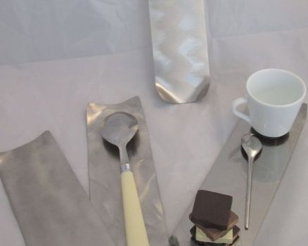 support cuillère en acier inoxydable