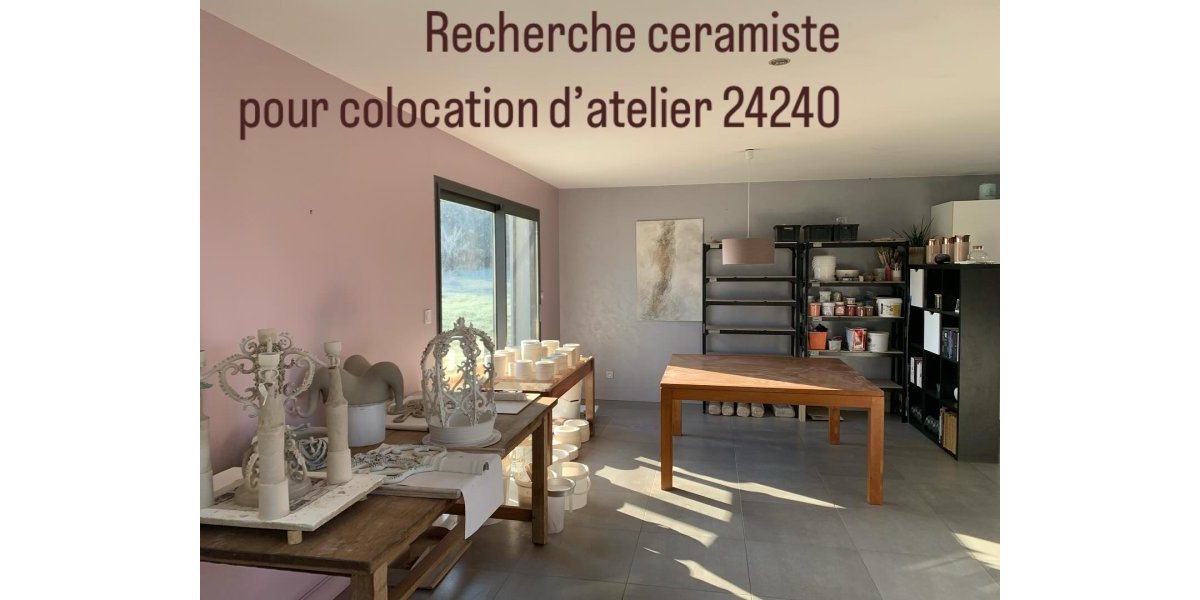 Recherche céramiste pour partage d’atelier