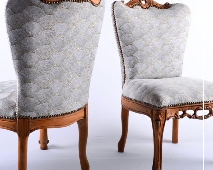 Paire de chauffeuses baroques