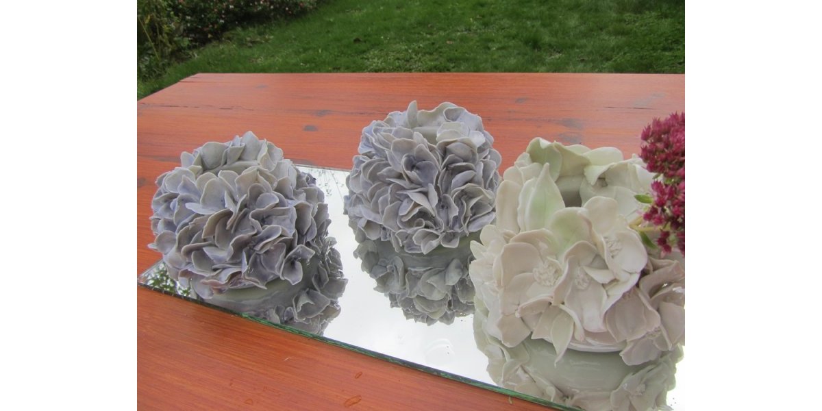 mini vase porcelaine hortensia