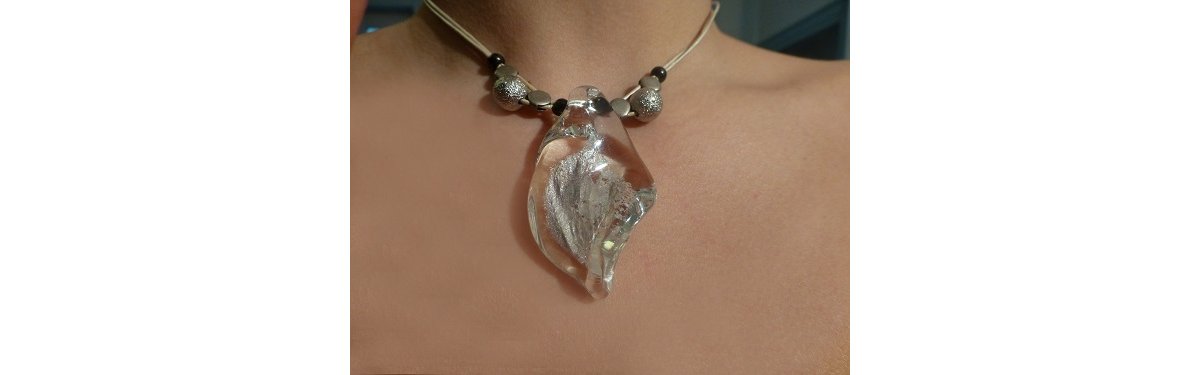 pendentif argenté