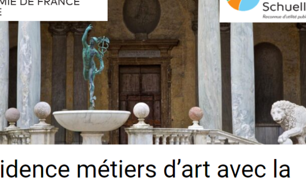 Résidence métiers d’art 