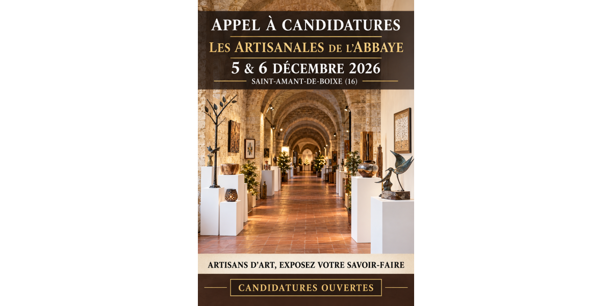 Les Artisanales de l’Abbaye 2026 5 et 6 décembre 2026