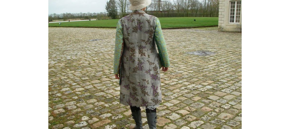 Manteau Kantha reversible