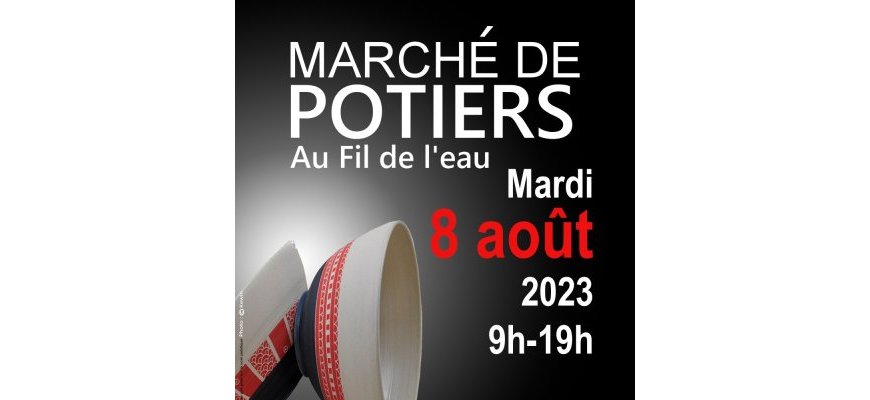 Marché de potiers au fil de l’eau