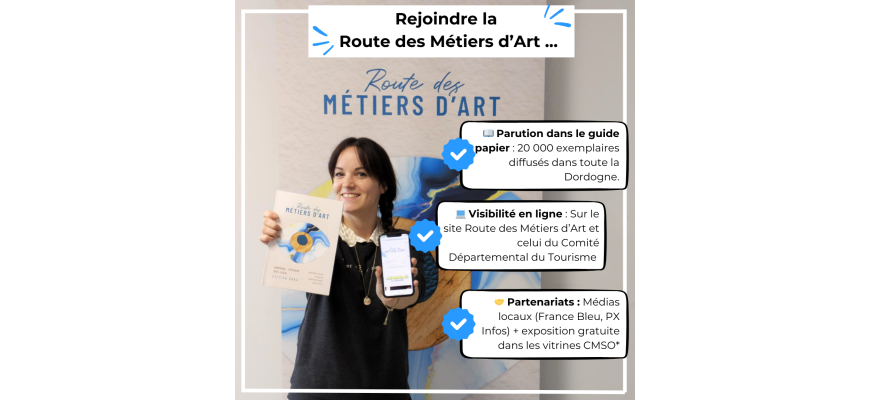Rejoingnez la Route des Métiers d’Art Dordogne !