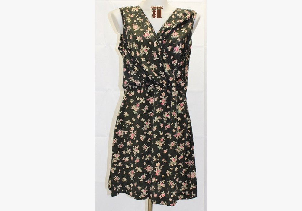 robe fleurie en  soie