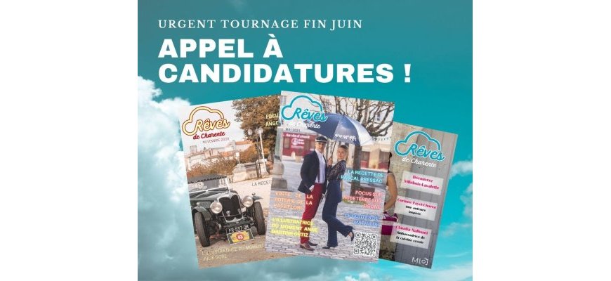 Communiquez dans le magazine Rêves de Charente