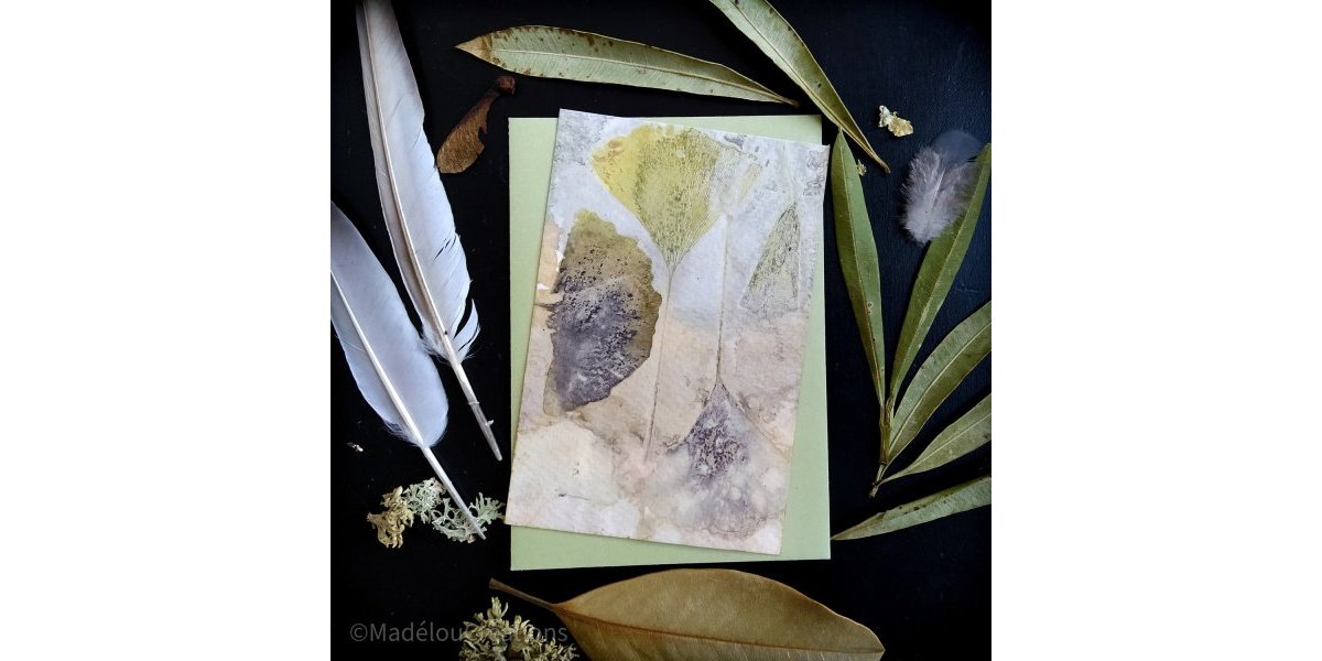 Carte Eco-print