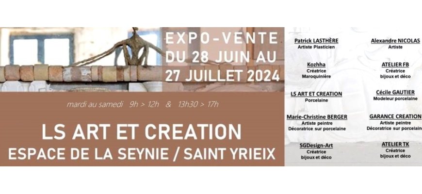 La Seynie : une expo-vente à la boutique de la manufacture
