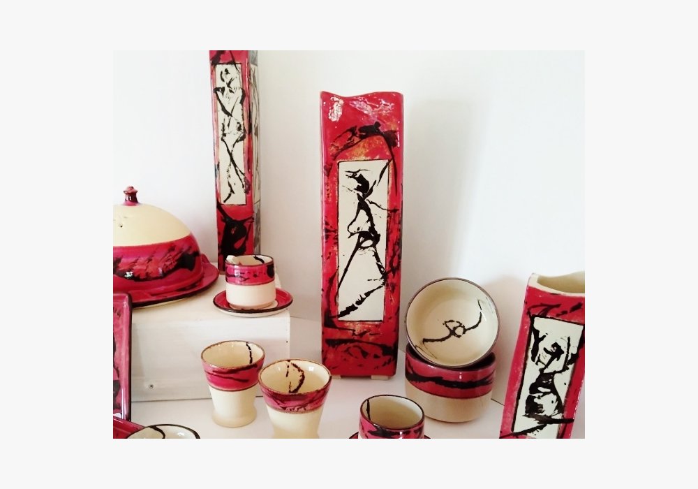 Lascô velours rouge