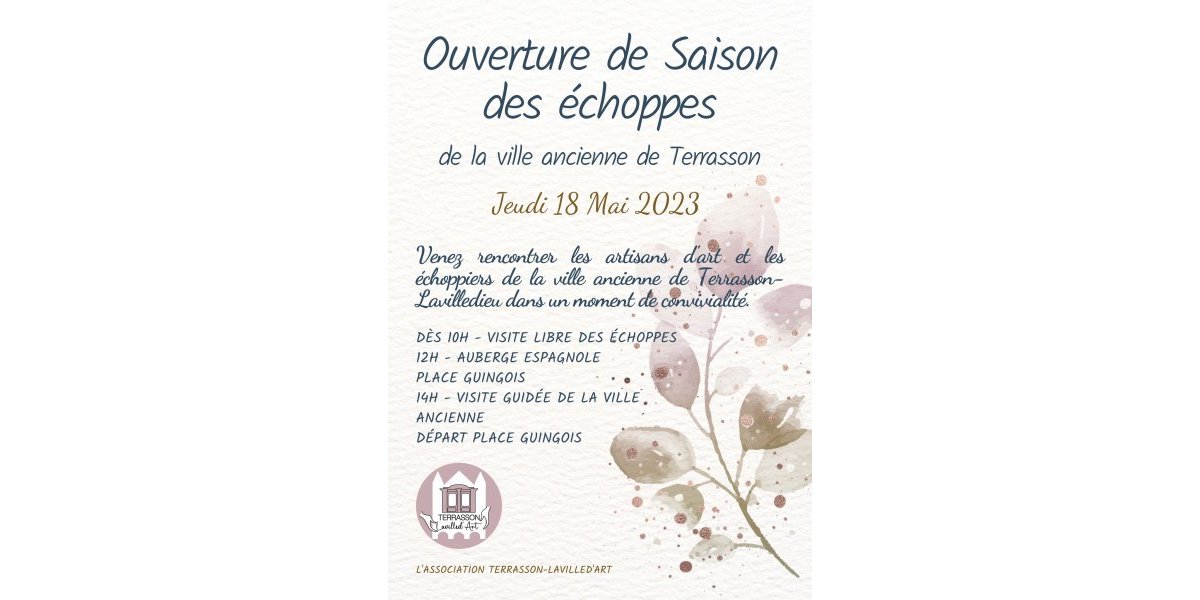Ouverture de saison des échoppes