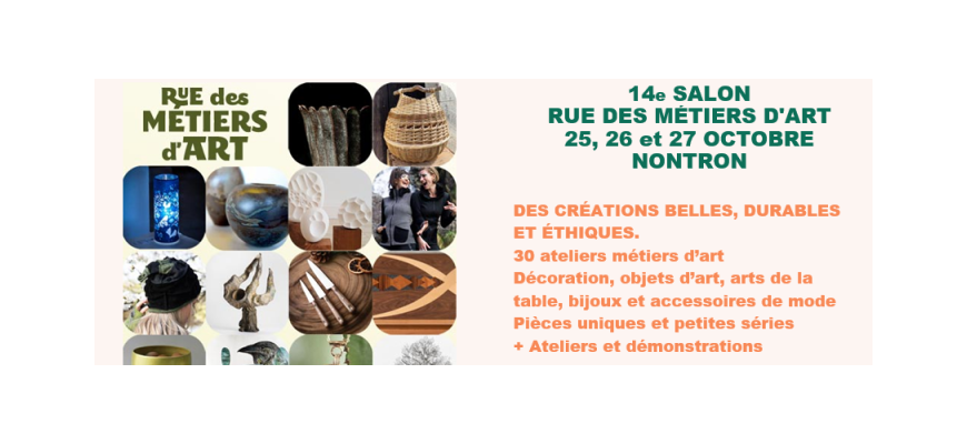 14e SALON RUE DES MÉTIERS D’ART