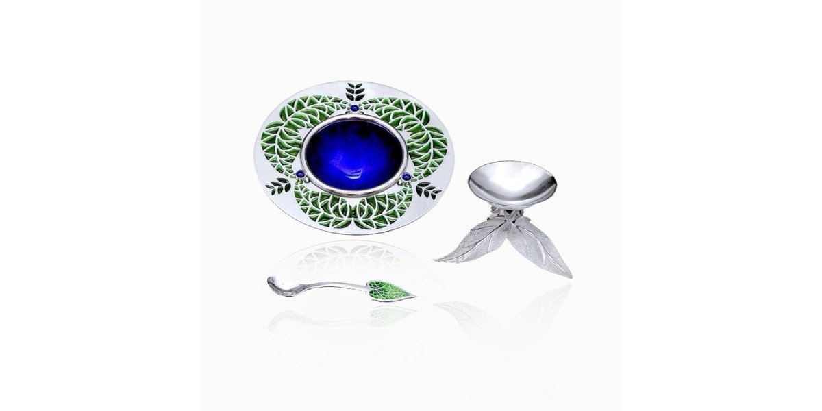 Bol de sel en argent