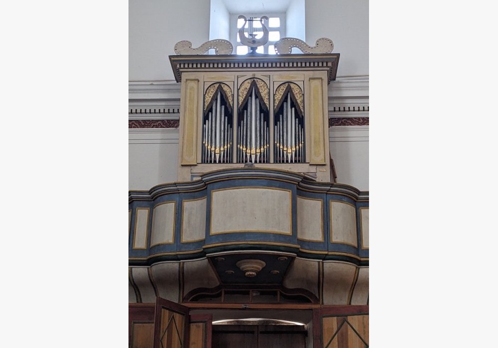 Vallica (Hte Corse) orgue classé MH. restauration en collaboration avec Sarl Pesce 2024