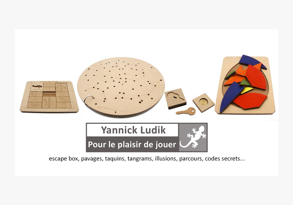 Yannick Ludik&nbsp;: taquins, tangrams, illusions,...