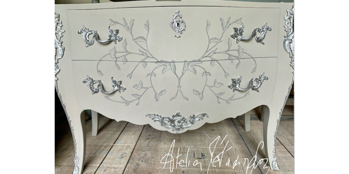 commode décoration floral