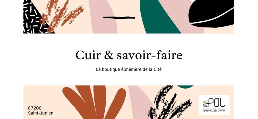 Boutique éphémère de la Cité du cuir   