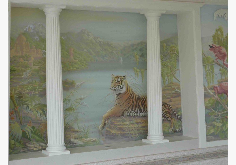 Jardin d’Eden détails tigre
