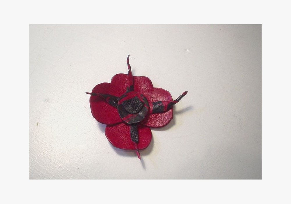 broche coquelicot