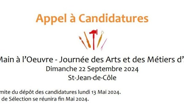 Journée des Arts et Métiers d’Arts