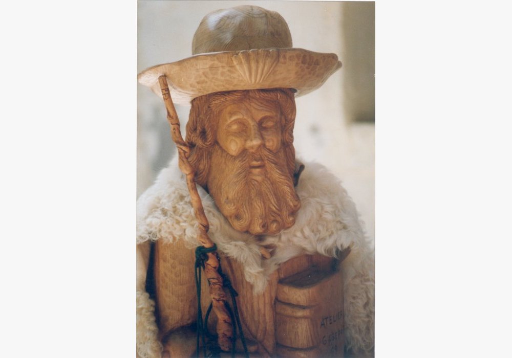 Sculpture  bois Saint Jacques