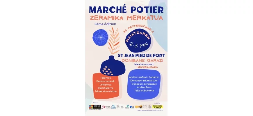 Marché potier de Saint-Jen-Pied-de-Port
