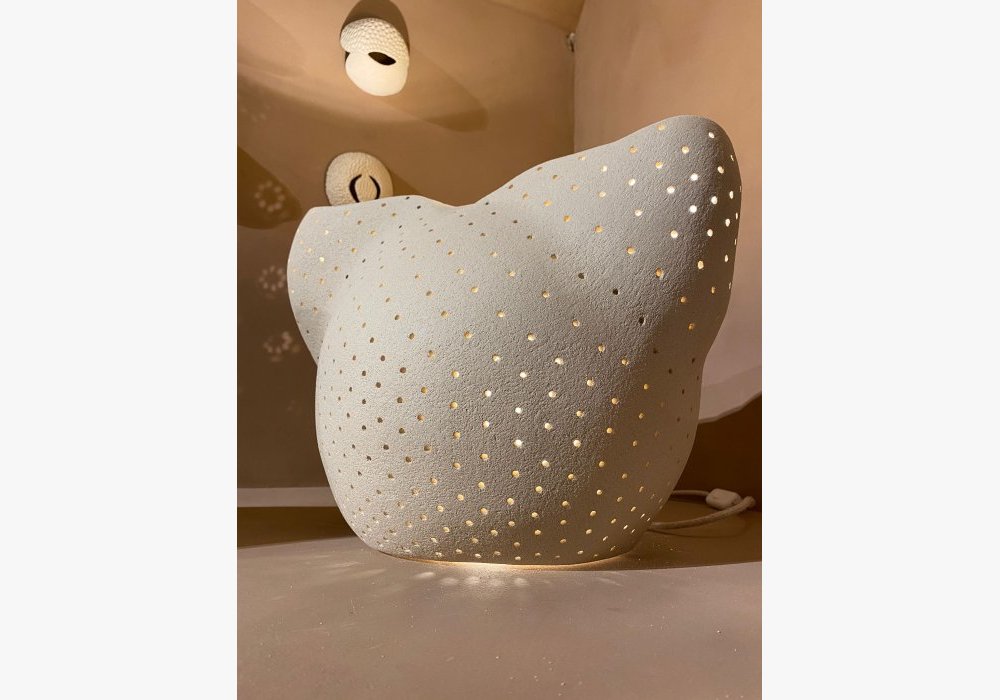 Koral, sculpture lumineuse.