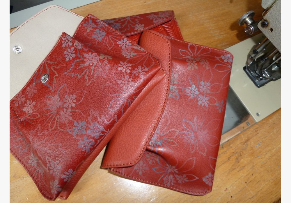 Porte monnaie Femme Veau avec impressions